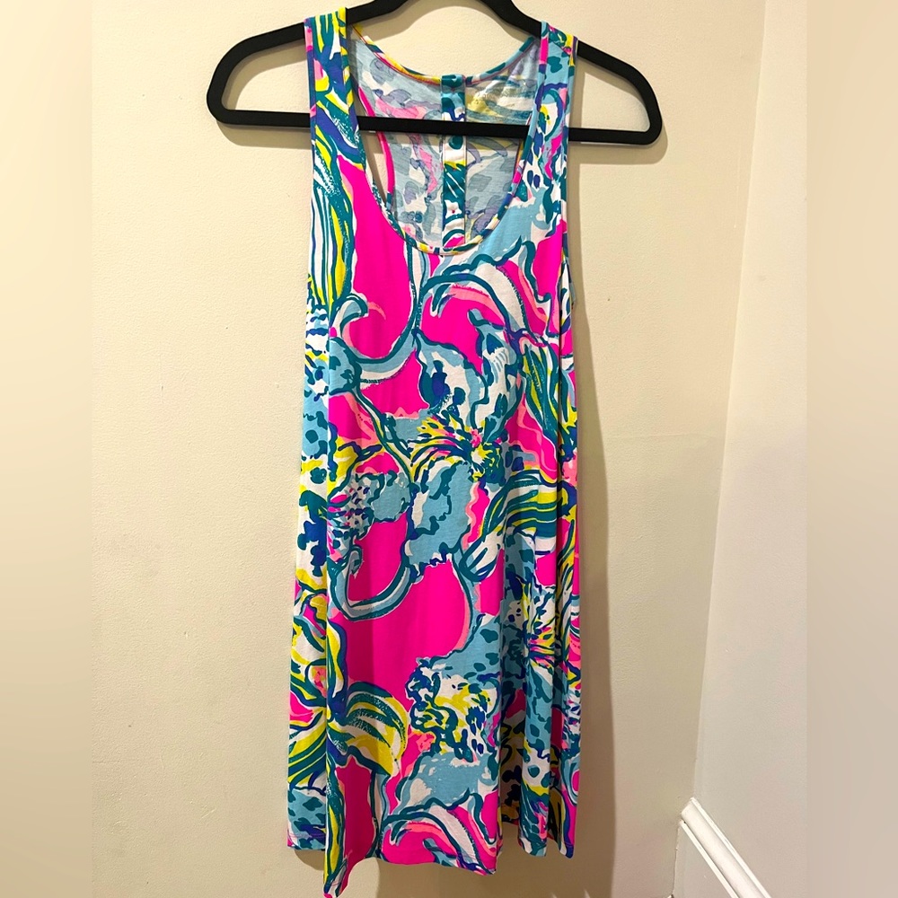 Lilly Pulitzer casual cotton tank dress, size XS